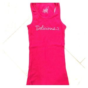 Beauty Rush Hot Pink Delicious Ribbed Tank
